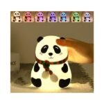 One94Store Rechargeable Silicone Panda Night Light for Kids | 7-Color LED Changing Lamp