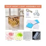 PANCA DIY - Do It Yourself - Tulip Cube Mirror Lamp, 30 Flowers LED Decorative Lamp - Image 3
