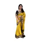 SGF11 Women's Kanjivaram Soft Lichi Silk Saree With Blouse Piece