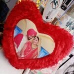 Small Heart Fur Pillow