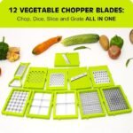 Tekcool 12 in 1 Multipurpose Chopper, Fruits & Vegetable Cutters - Image 3